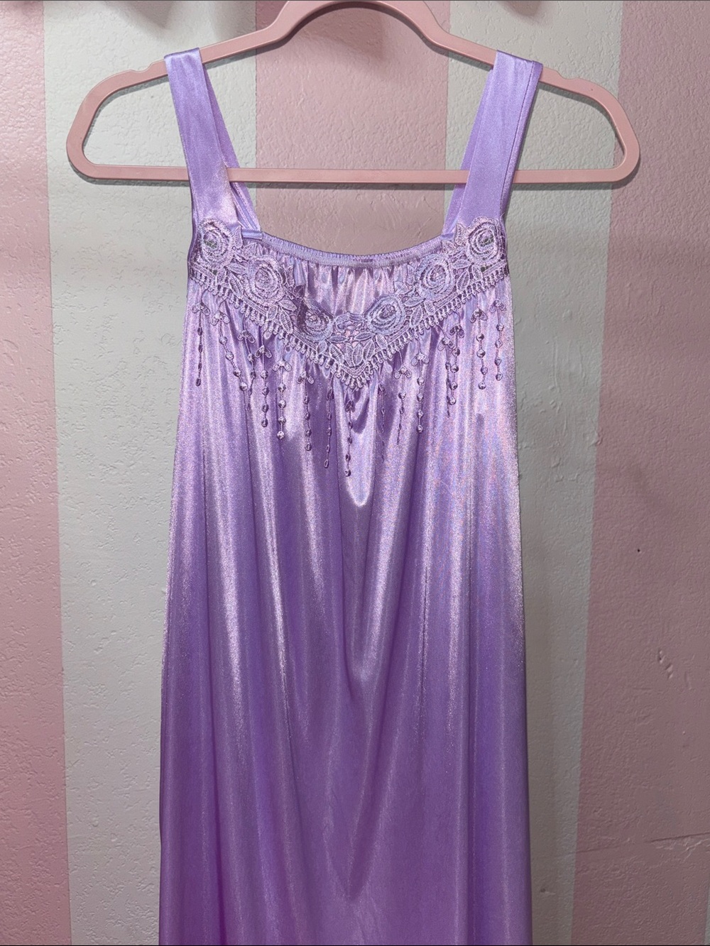 Lavender Nightgown with detail